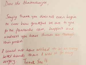 Patient Testimonial