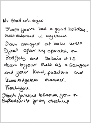 Patient Testimonial 